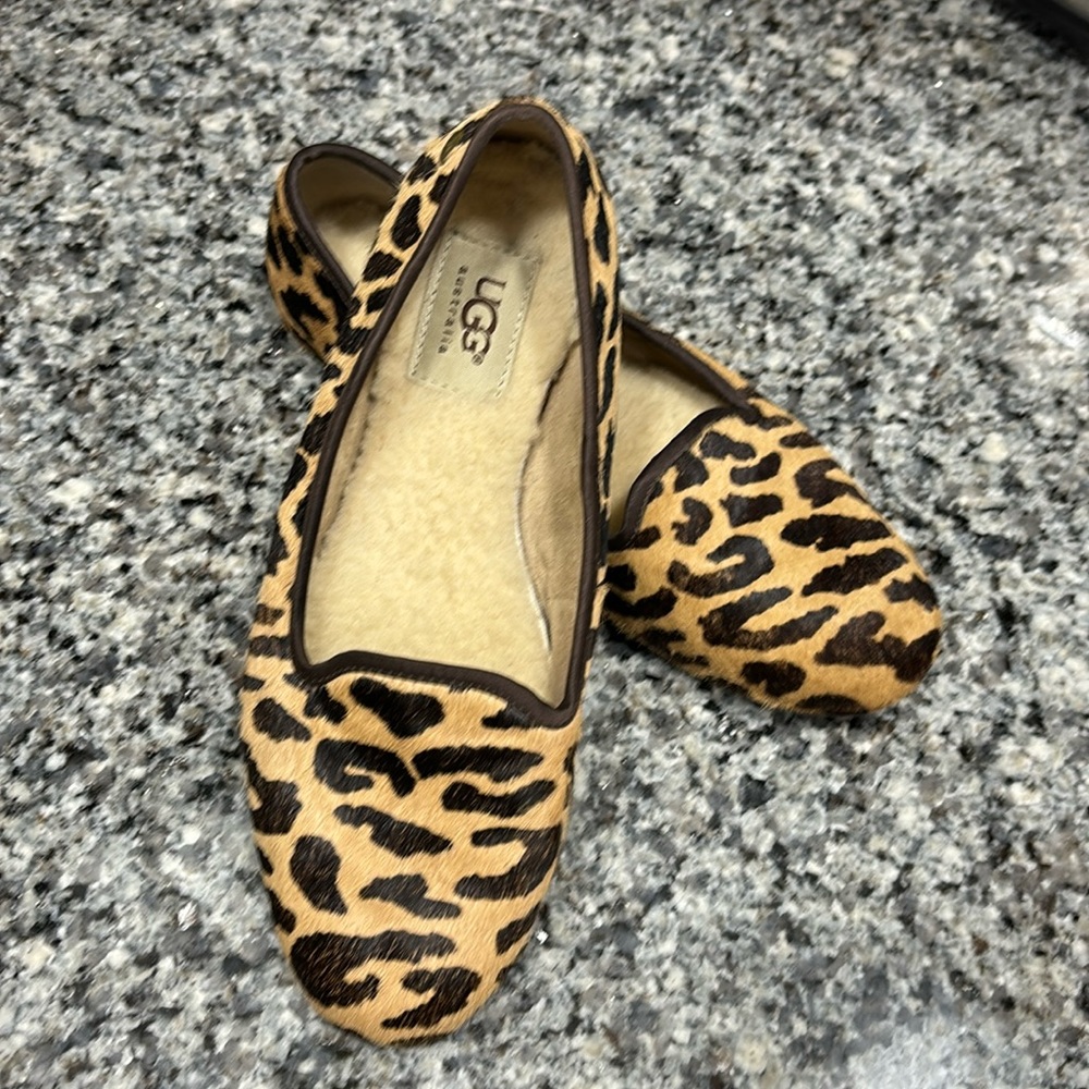 Ugg animal print ballet shoes
